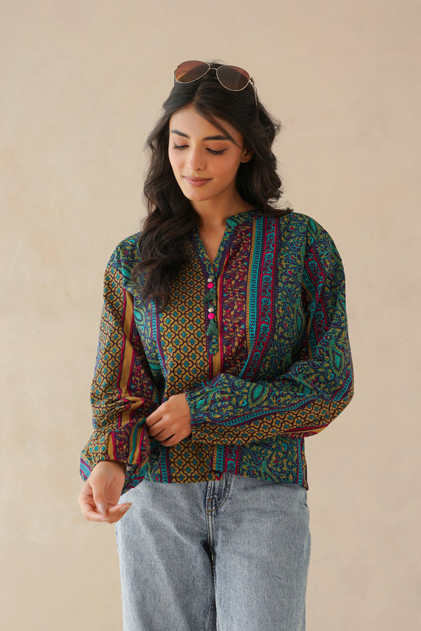 Muti Stripes Everyday Top
